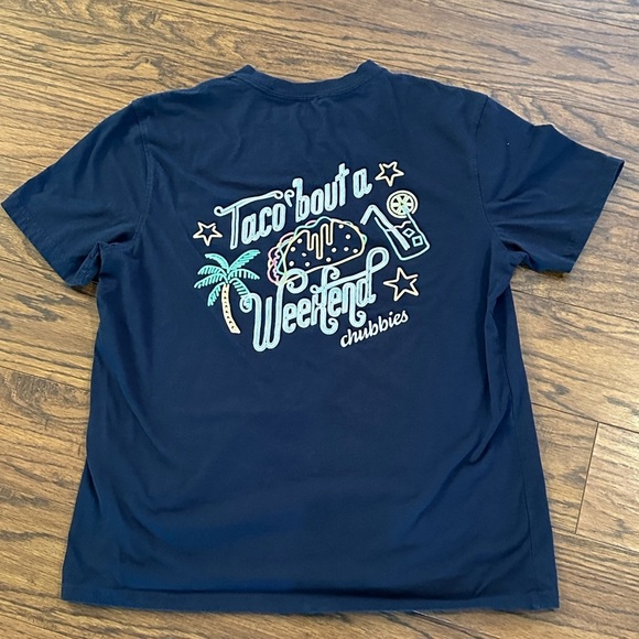 Men's Chubbies Taco 'Bout a Weekend Tee - Size Medium  🌮 - Picture 1 of 4